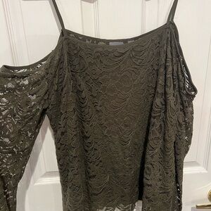 Cold Shoulder Lace Top